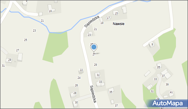 Witanowice, Sąsiedzka, 27, mapa Witanowice