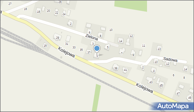 Wróblik Szlachecki, Sadowa, 1, mapa Wróblik Szlachecki