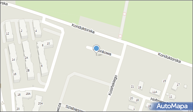 Wrocław, Salonkowa, 11, mapa Wrocławia