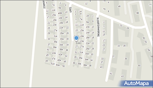 Wrocław, Sari Ady, 25, mapa Wrocławia