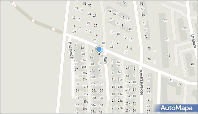 Wrocław, Sari Ady, 6, mapa Wrocławia