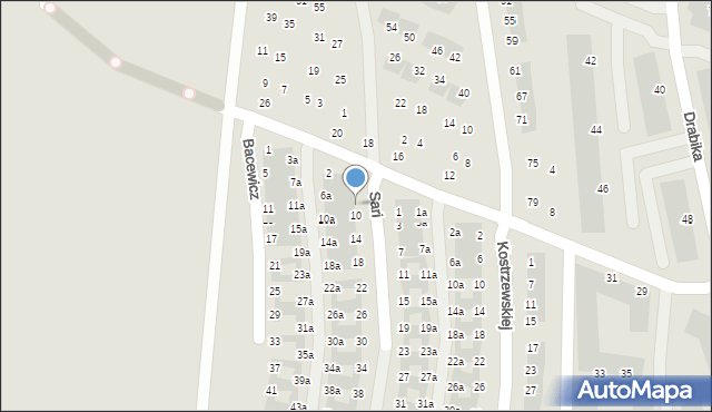 Wrocław, Sari Ady, 8, mapa Wrocławia