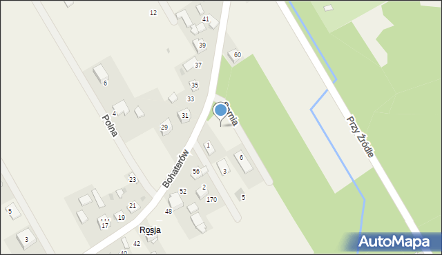 Wysiołek Luborzycki, Sarnia, 2, mapa Wysiołek Luborzycki