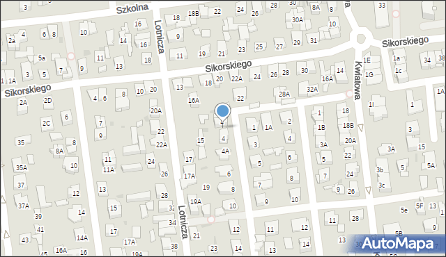 Ząbki, Saperów, 2A, mapa Ząbki