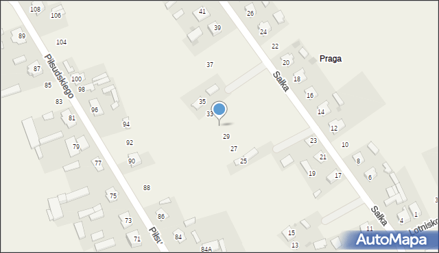 Zajezierze, Sałka Józefa, ks., 31, mapa Zajezierze