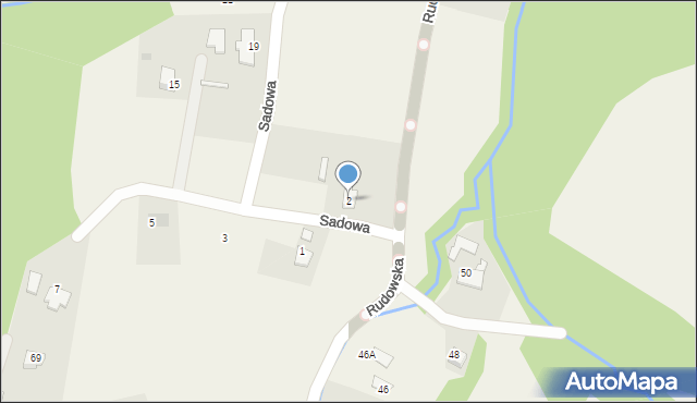 Zamarski, Sadowa, 2, mapa Zamarski