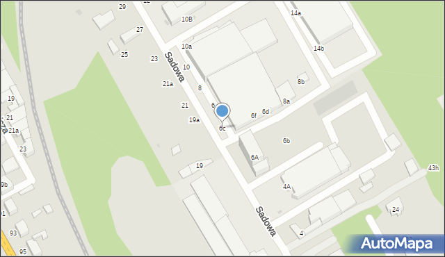 Zgierz, Sadowa, 6c, mapa Zgierz