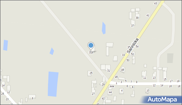 Żychlin, Sannicka, 31b, mapa Żychlin