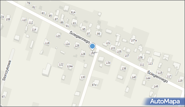 Bilcza, Ściegiennego Piotra, ks., 132, mapa Bilcza