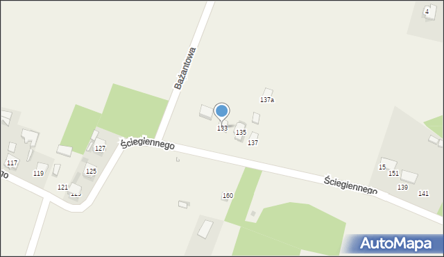 Bilcza, Ściegiennego Piotra, ks., 133, mapa Bilcza