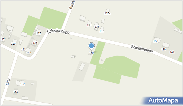 Bilcza, Ściegiennego Piotra, ks., 160, mapa Bilcza