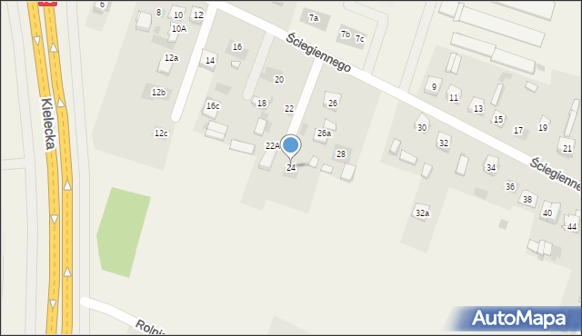 Bilcza, Ściegiennego Piotra, ks., 24, mapa Bilcza