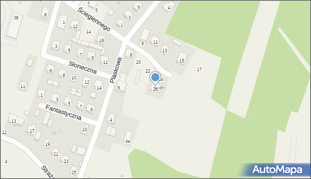 Chodel, Ściegiennego Piotra, ks., 26, mapa Chodel