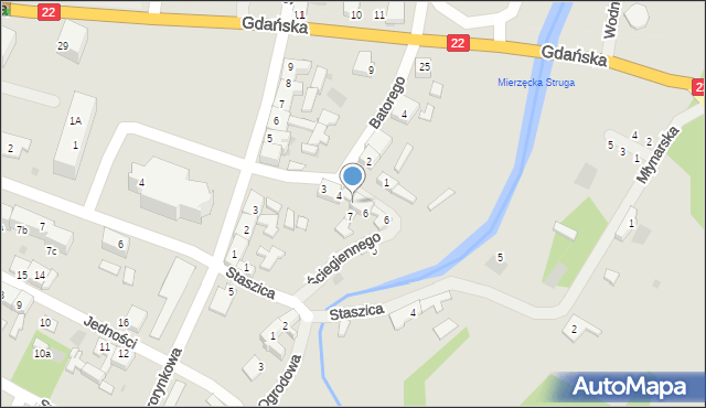 Dobiegniew, Ściegiennego Piotra, ks., 5, mapa Dobiegniew