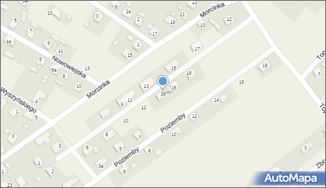 Dobrzeń Wielki, Scheitzy, ks., 14, mapa Dobrzeń Wielki