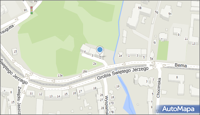 Elbląg, Ściegiennego Piotra, ks., 2, mapa Elbląga