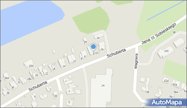 Gdańsk, Schuberta Franciszka, 2, mapa Gdańska