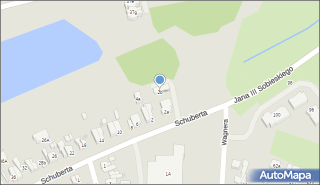 Gdańsk, Schuberta Franciszka, 2b, mapa Gdańska