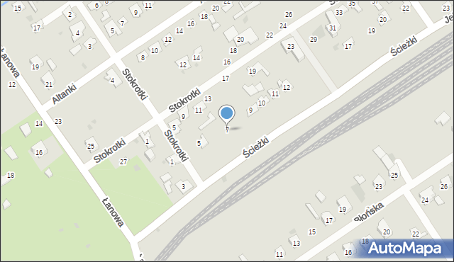 Gdańsk, Ścieżki, 7, mapa Gdańska