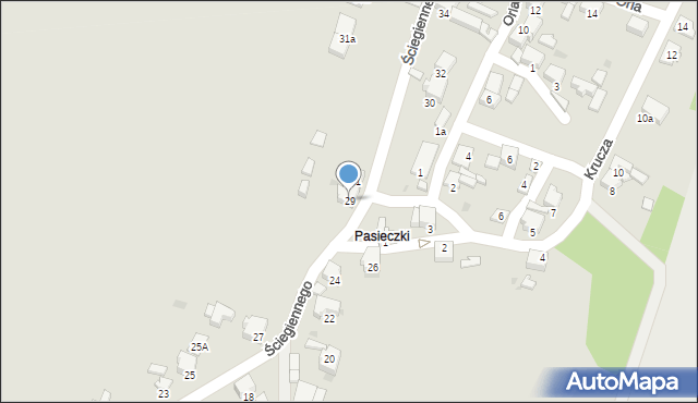Imielin, Ściegiennego Piotra, ks., 29, mapa Imielin