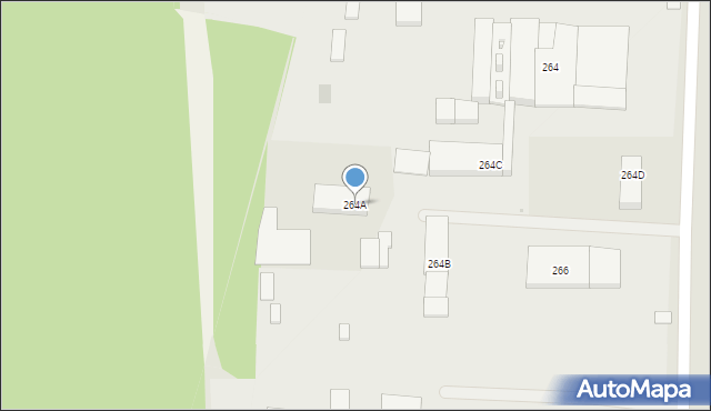 Kielce, Ściegiennego Piotra, ks., 264A, mapa Kielc