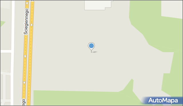 Kielce, Ściegiennego Piotra, ks., 503, mapa Kielc