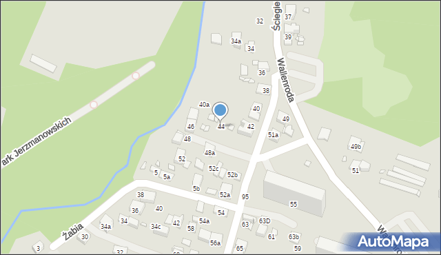 Kraków, Ściegiennego Piotra, ks., 44, mapa Krakowa