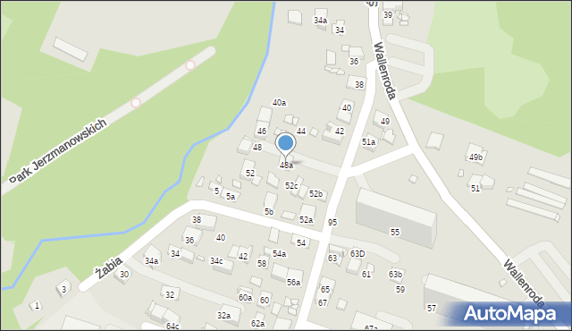 Kraków, Ściegiennego Piotra, ks., 48a, mapa Krakowa