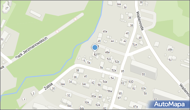 Kraków, Ściegiennego Piotra, ks., 52, mapa Krakowa