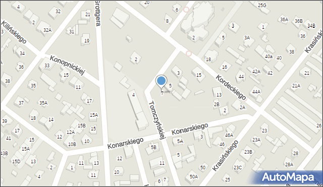 Legionowo, Schabowskiego Józefa, ks., 7, mapa Legionowo