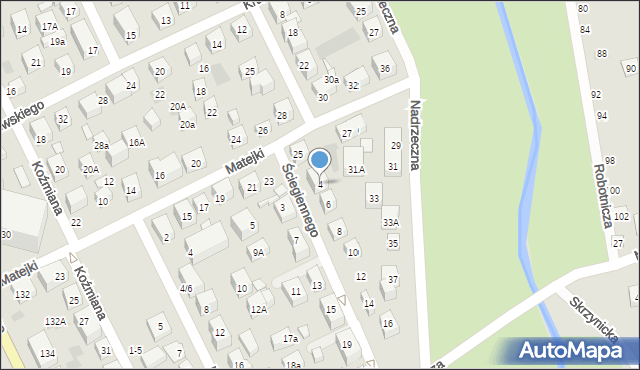 Lublin, Ściegiennego Piotra, ks., 4, mapa Lublina