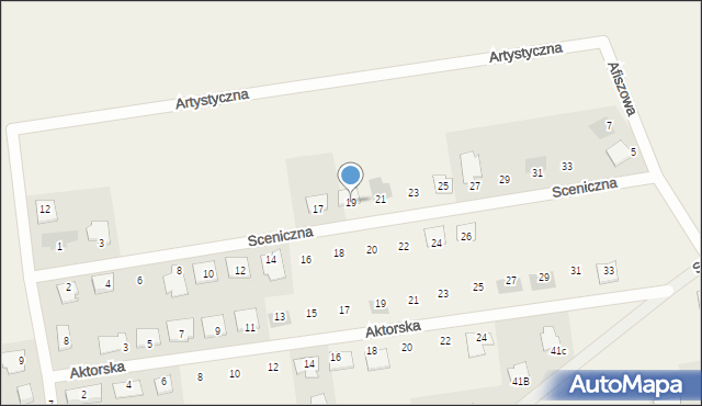 Napachanie, Sceniczna, 19, mapa Napachanie