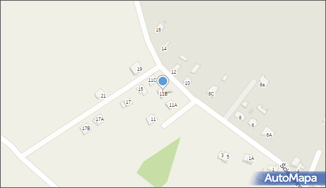 Piaski, Ściegiennego Piotra, ks., 11B, mapa Piaski