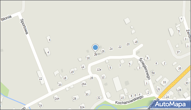 Pilzno, Ściegiennego Piotra, ks., 28, mapa Pilzno