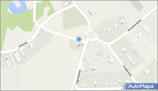 Rudna, Ścinawska, 20, mapa Rudna