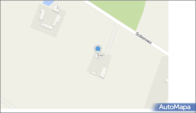 Ściborowo, Ściborowo, 2, mapa Ściborowo