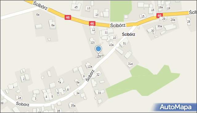 Ścibórz, Ścibórz, 12b, mapa Ścibórz