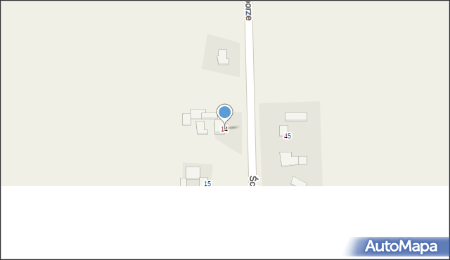 Ściborze, Ściborze, 14, mapa Ściborze