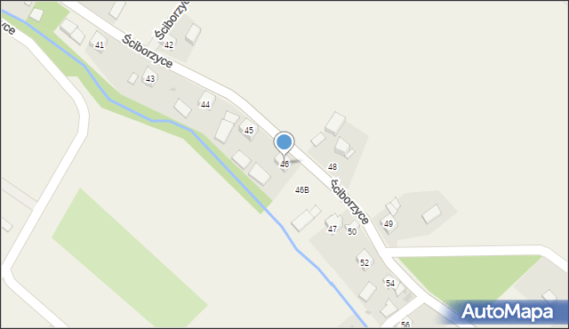 Ściborzyce, Ściborzyce, 46, mapa Ściborzyce