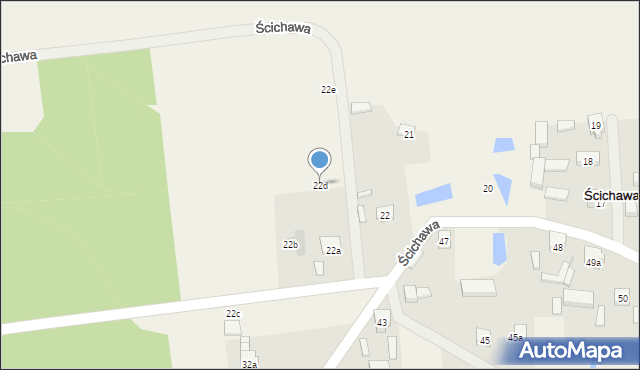 Ścichawa, Ścichawa, 22d, mapa Ścichawa