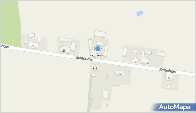 Ściechów, Ściechów, 27, mapa Ściechów
