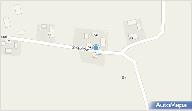 Ściechów, Ściechów, 55, mapa Ściechów