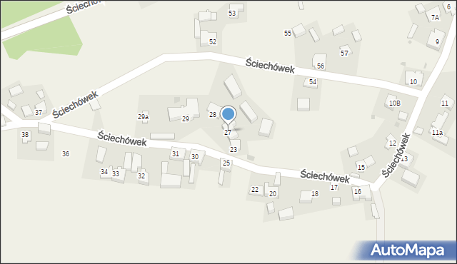 Ściechówek, Ściechówek, 27, mapa Ściechówek