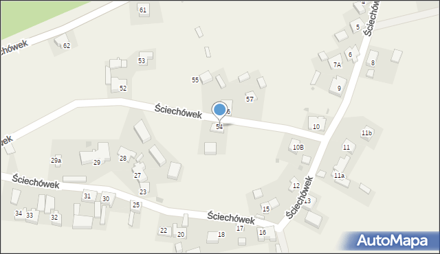 Ściechówek, Ściechówek, 54, mapa Ściechówek