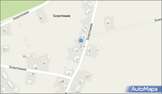Ściechówek, Ściechówek, 6, mapa Ściechówek