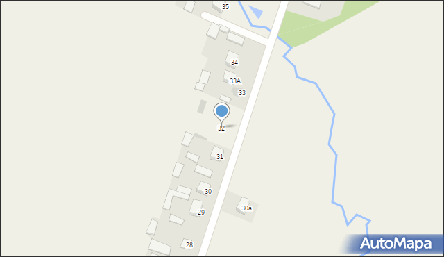 Ściegnia, Ściegnia, 32, mapa Ściegnia