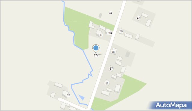Ściegnia, Ściegnia, 37a, mapa Ściegnia