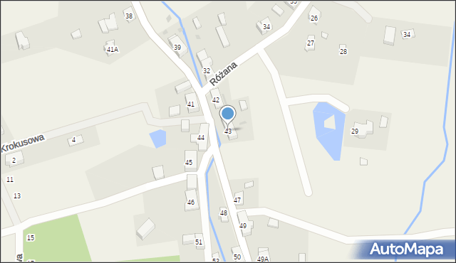 Ścięgny, Ścięgny, 43, mapa Ścięgny