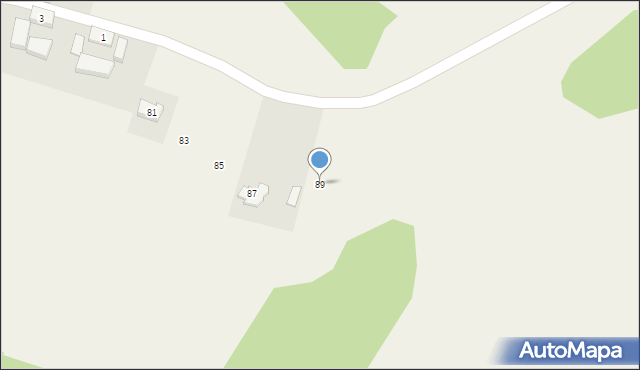 Ścienne, Ścienne, 89, mapa Ścienne