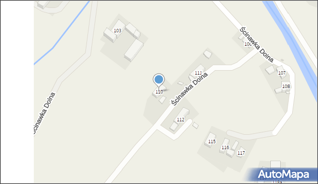 Ścinawka Dolna, Ścinawka Dolna, 110, mapa Ścinawka Dolna